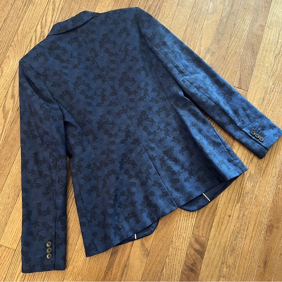 Banana Republic Wool/Cotton Blend Notch Collar Jacket/Blazer Single Button Size6 - Picture 5 of 7